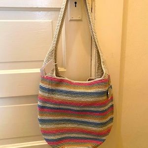 NWT The Sak hand crocheted hobo bag